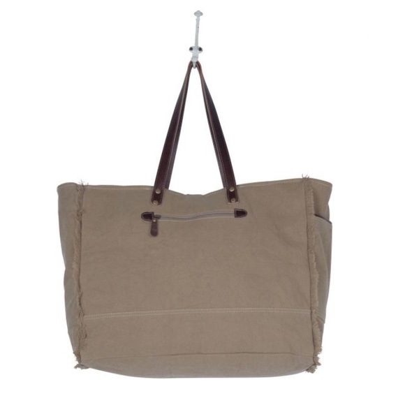 New Bohemian Aztec Western Print Weekender Travel Tote Bag - Picture 5 of 7